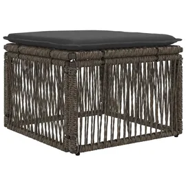 vidaXL Gartensofa-Set 10-tlg. grau