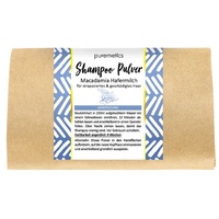 puremetics Shampoo-Pulver Macadamia Hafermilch 50 g