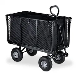 relaxdays Hoher Handwagen