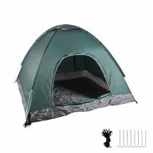 Relaxdays Pop Up Zelt Strand, Wurfzelt, 2-3 Personen, kleines Packmaß, UV Schutz 50+, 135 x 200 x 200 cm 1,4 kg