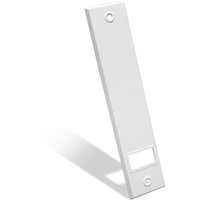 jarolift Kunststoff Abdeckplatte für Gurtwickler/Lochabstand: 214 mm/Farbe: weiß