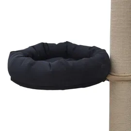 aktiv kat - Liegeebene mit Kuschelrand und Nano-Bezug Ø 45 cm - Dunkelgrau