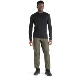 Icebreaker Merino 125 Cool-Lite Sphere Langarmshirt schwarz XL