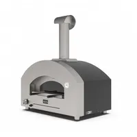 Alfa Forni FUTURO 2 Pizze Silber-Schwarz FXFT-2P-GSB-DE