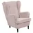 Z2 Ohrensessel OSKAR Cord 78 x 102 x 98 cm Rosa