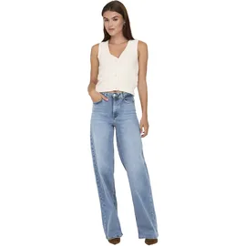Only ONLMADISON BLUSH HW Wide DNM CRO371 NOOS Blue/Light Blue Denim XS(34)/32