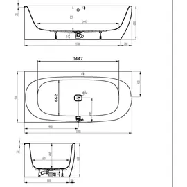 Hoesch iSensi Eckbadewanne 190 x 90 cm (3856.010)