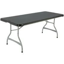 Lifetime Klapptisch 182 x 76 x 73,5 cm Schwarz