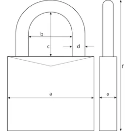 ABUS Vorhangschloss GRANITTM 37/55HB50 vs.