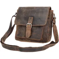 The Skandinavian Brand Leder Umhängetasche Hunter - tan