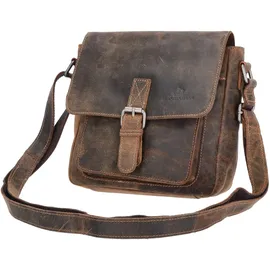 The Skandinavian Brand Leder Umhängetasche Hunter - tan