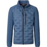 CasaModa Materialmixjacke blau 5XL