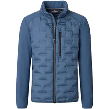 CasaModa Materialmixjacke blau 5XL