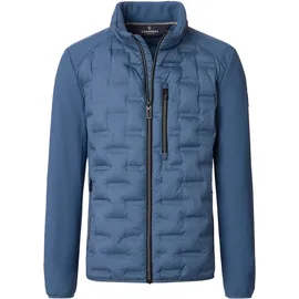 CasaModa Materialmixjacke blau 5XL