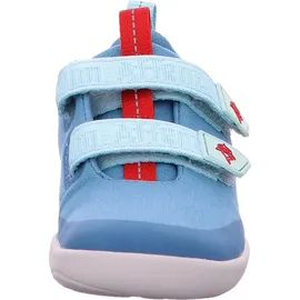 Affenzahn Barfußschuh Lucky Hai Hellblau / Rot 24
