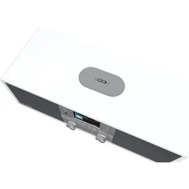 TechniSat DIGITRADIO 650 - Internetradio mit DAB+/UKW/CD-Player/Bluetooth/Wireless charging, - Weiß