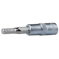 KS Tools 1/4" Bit-Stecknuss Innensechskant, 3/16"