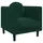 vidaXL Sessel Jukka Samt 54 x 70 x 78,3 cm Dunkelgrün mit Kissen