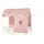 Hoppekids Hausbett Princess 90 x 200 cm Textil rosa/pink