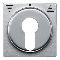 Merten Zentralplatte für Profil-Halbzylinderschlösser, System M (aluminium matt)