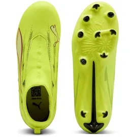 Puma Ultra 6 Match+ AG/FG Kinder yellow alert/black/silver/glowing red 38