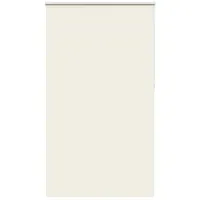 VidaXL Verdunkelungsrollo Cremeweiß 140x210cm Stoffbreite 136,6cm