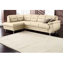 sit&more Ecksofa »Mailand L-Form, B: 250 cm« optional Bettfunktion, beige