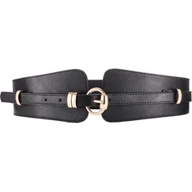 LASCANA 2in1 Gürtel Lederimitat schwarz 105