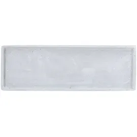 levandeo Deko Tablett L44cm Rechteckig Grau Betonoptik Dekoschale Tischdeko Aufbewahrung Ablage Dekoration