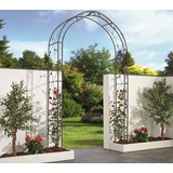 GartenHero Rosenbogen Rosenbogen Rankhilfe Rankbogen Rankgitter Pergola Metall Spalier Rosen Gartentor, 2 St., Robust