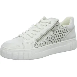 Marco Tozzi Sneaker Reißverschluss für Damen, silber, Größe 38 EU