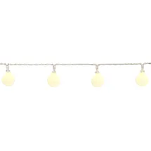 StarTrading LED Lichterkette Kugeln 20 warmweiß 4,75 m