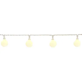 StarTrading LED Lichterkette Kugeln 20 warmweiß 4,75 m