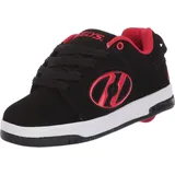 Heelys Uni-Kinder-Sneaker, Schwarz/Rot, 7 Big Kid - 39 EU