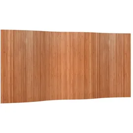 vidaXL Paravent Braun 165x400 cm Bambus
