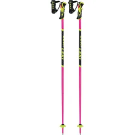 Leki WCR Lite SL 3D Neonpink/Black/Neonyellow 115 cm Ski-Stöcke - Rosa