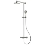 Herzbach Living Spa Aufputz-Duschsystem mit Thermostat, 11.988520.1.09,