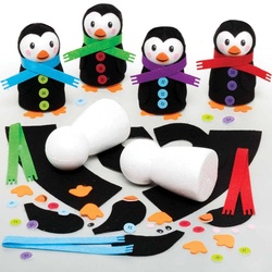 Pinguin-Bastelsets (pro Set 4) Bastelaktivitäten zu Weihnachten