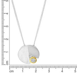 Celesta Kette mit Anhänger CELESTA Silber/Weiß
