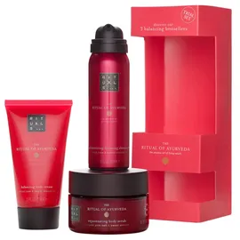 RITUALS The Ritual of Ayurveda Geschenkset Trial Set Body Scrub 125 g + Body Cream 70 ml + Duschschaum 50 ml