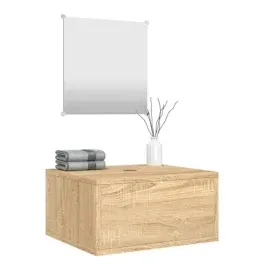 vidaXL Badmöbel-Set Eichen-Optik 2-tlg. Braun