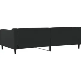 vidaXL Tagesbett 100 x 200 cm Schwarz