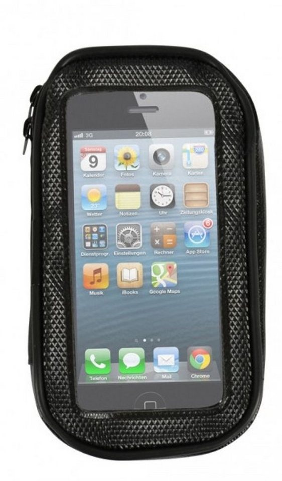 BURI Fahrradtasche Fahrrad-Smartphone-Tasche Handytasche Lenkertasche Schutzhülle wasserd schwarz