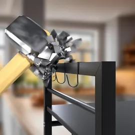 CLP Mikrowellenregal Marana 2-stufig 0 x 0 x 0 cm Schwarz