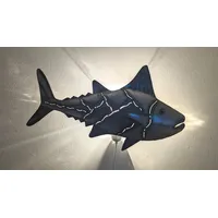 GURU-SHOP Fisch (30x56x10) grau