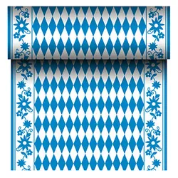 PAPSTAR Tischläufer soft selection 84495 blau, weiß 40,0 cm x 24,0 m