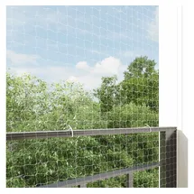 vidaXL Katzennetz Transparent 6x3 m