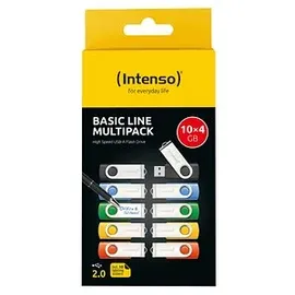 Intenso Basic Line Multipack USB-Sticks 10 x 4 GB