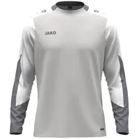 Jako Kinder Longsleeve-Shirt Dynamic, hellgrau/weiß/grau, 152