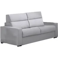 2-sitzer Schlafsofa Casabona, Schlafsofa Fürs Wohnzimmer, Gepolstert, Abnehmbar, 100 % Made In Italy-qualität, 180x95 H100 Cm, Grau - Dmora